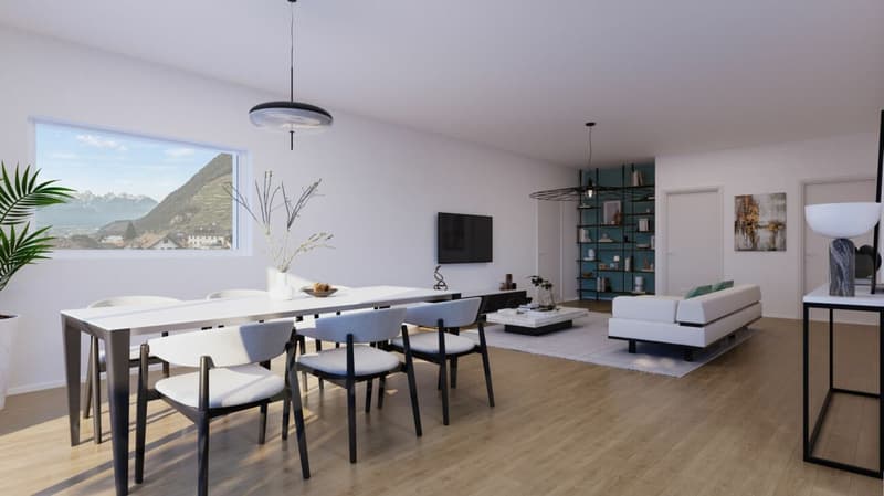 Plus que 4 appartements ! Nouveaux logements au coeur d'Ollon (5)