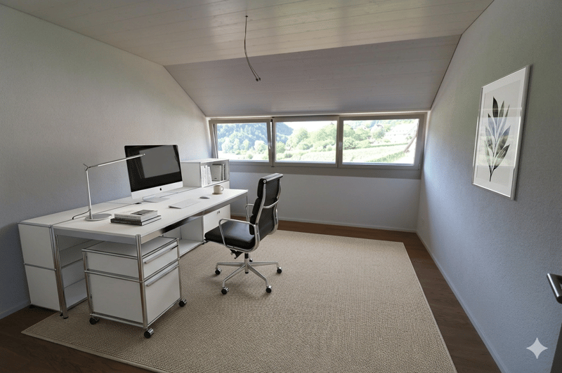 Einzigartige 3.5-Zimmer-Dachwohnung mit Loft-Charakter und Loggia (3)