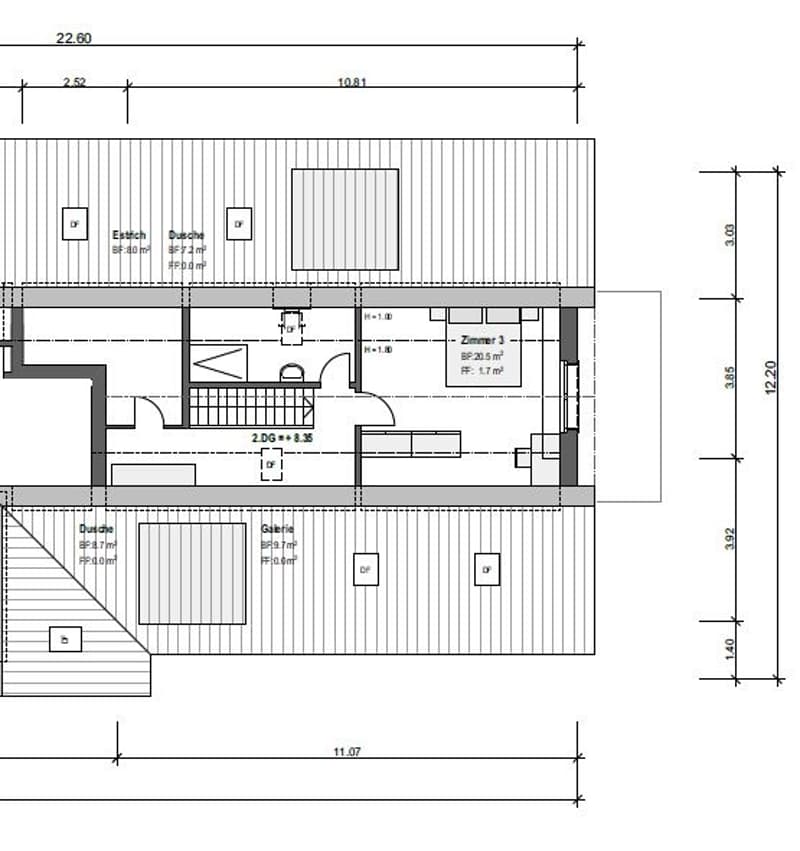 Grundriss 2. DG