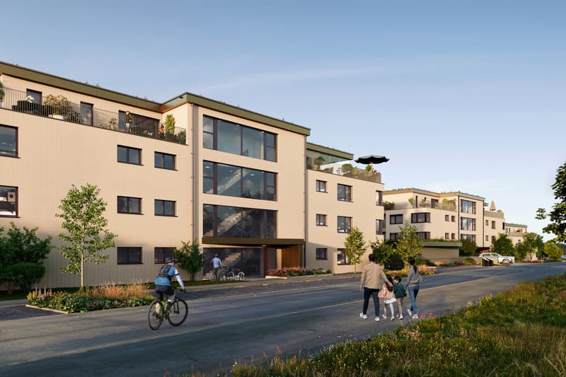 Moderne 4.5-Zimmer-Wohnung, Neubau in Eglisau - ruhig, & sonnig (2)
