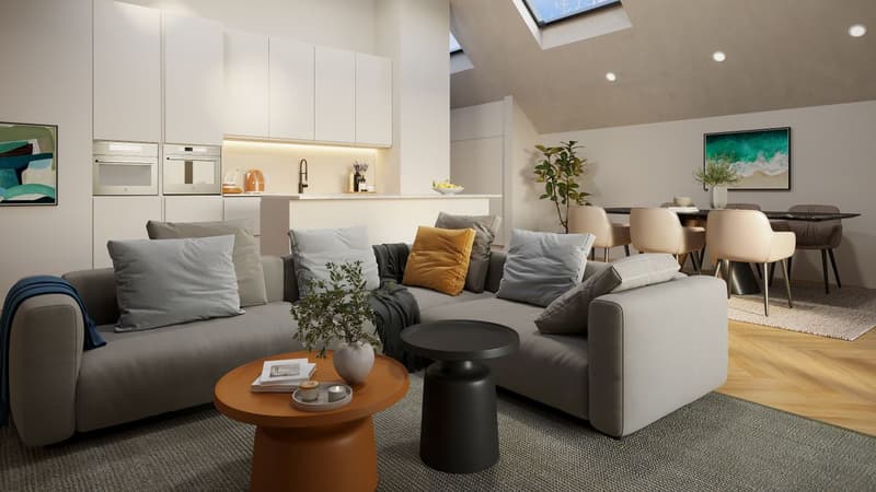 Apartment 7. Exclusive 3½ room attic apartment with lift directly into the apartment (4)