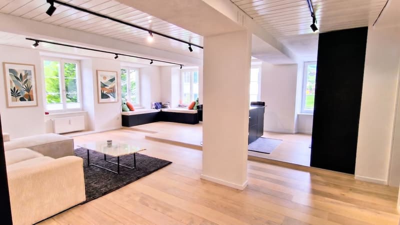 Exclusive 4.5 room apartment with 118m2 living space - completely renovated in Glarus Süd (3)
