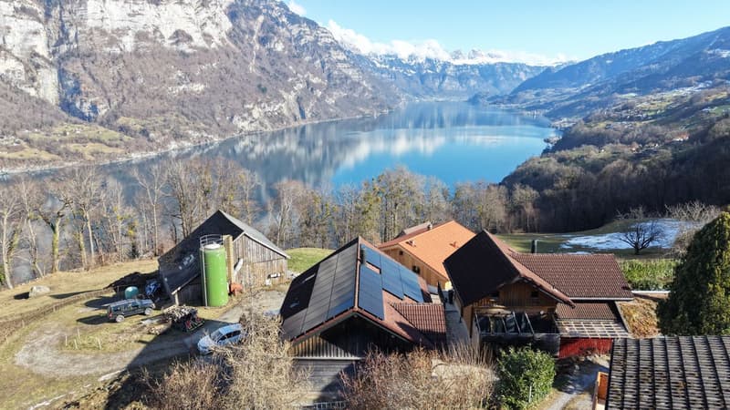 Charmantes Einfamilienhaus mit Seeblick in Filzbach (2)