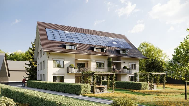 Grosszügige 4½ Zimmer-Wohnung im 1. Dachgeschoss mit Loggia (5)