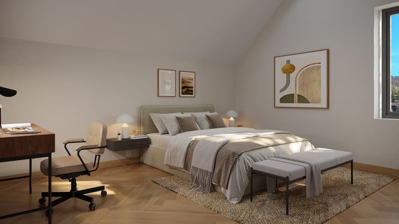 Grosszügige & moderne 3½ Zimmer-Wohnung mit Loggia (2)