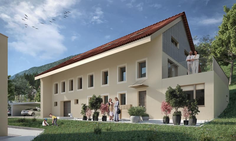 Wohnen im Neubau-Bauernhaus in einer Maisonettewohnung in Grenchen (10)