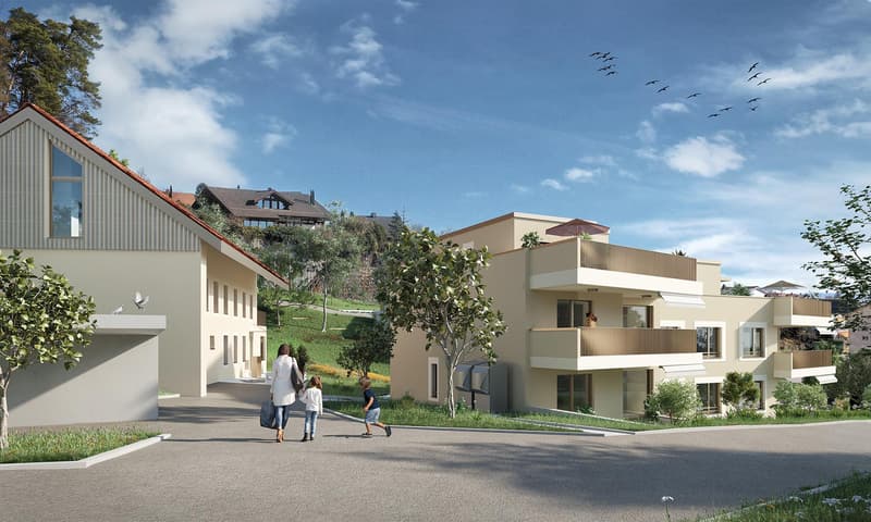 Wohnen im Neubau-Bauernhaus in einer Maisonettewohnung in Grenchen (11)