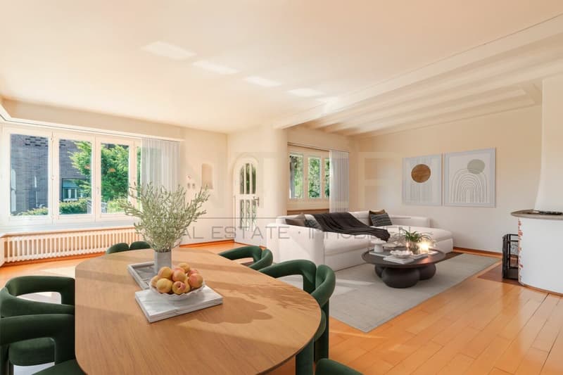 Stylish detached 6.5-room single-family house with 981 m² plot, lake view and development potential in Oberrieden (9)