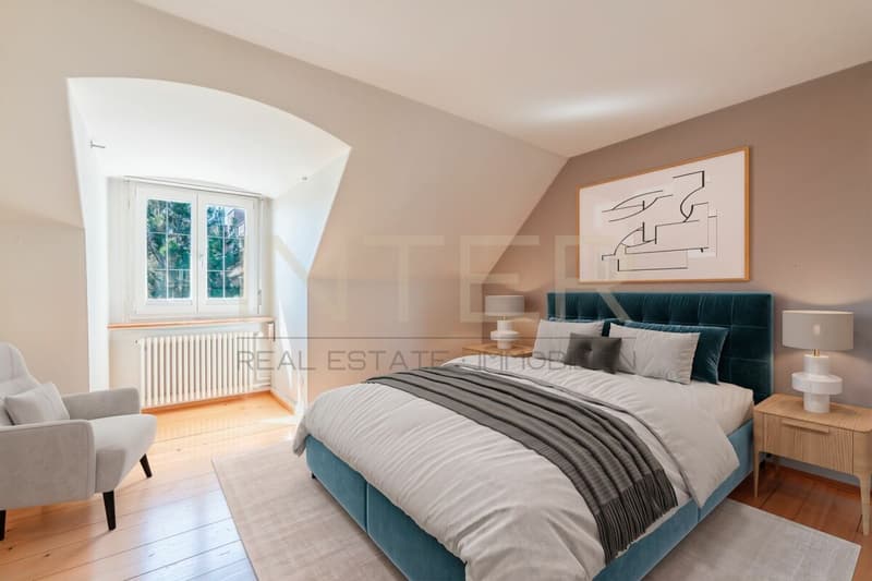 Stylish detached 6.5-room single-family house with 981 m² plot, lake view and development potential in Oberrieden (11)