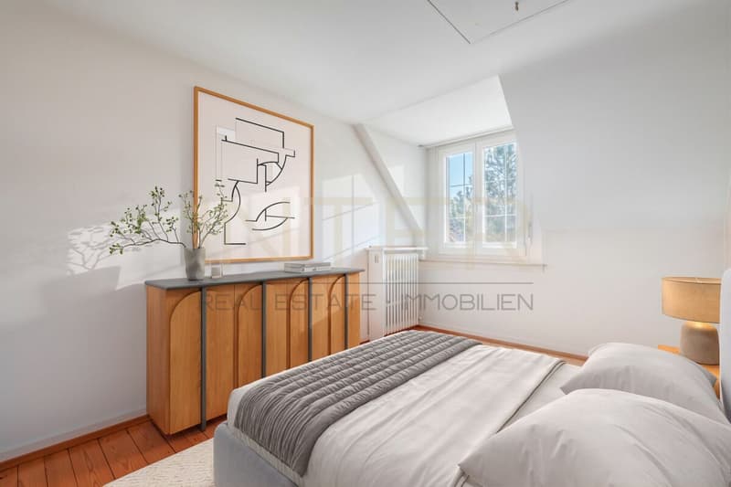 Stylish detached 6.5-room single-family house with 981 m² plot, lake view and development potential in Oberrieden (15)