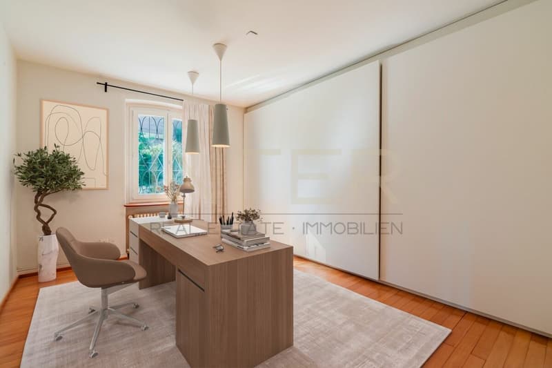 Stylish detached 6.5-room single-family house with 981 m² plot, lake view and development potential in Oberrieden (16)