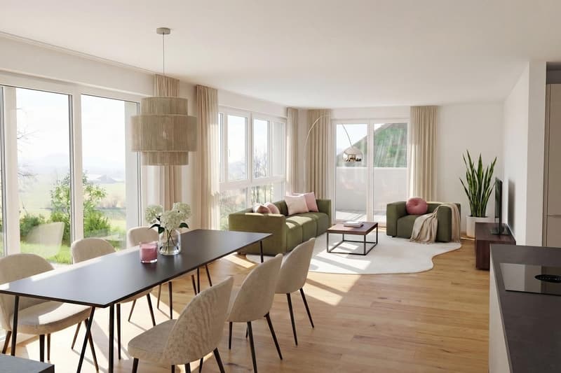 Visualisierung Wohnzimmer