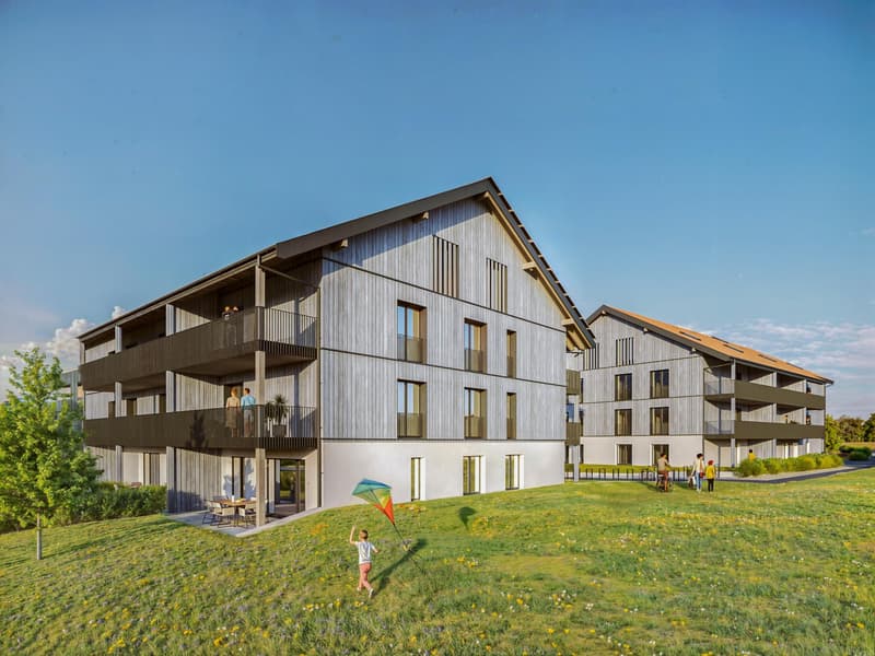 A louer à Duillier - Appartement neuf de 2.5 pièces avec grand balcon couvert (6)