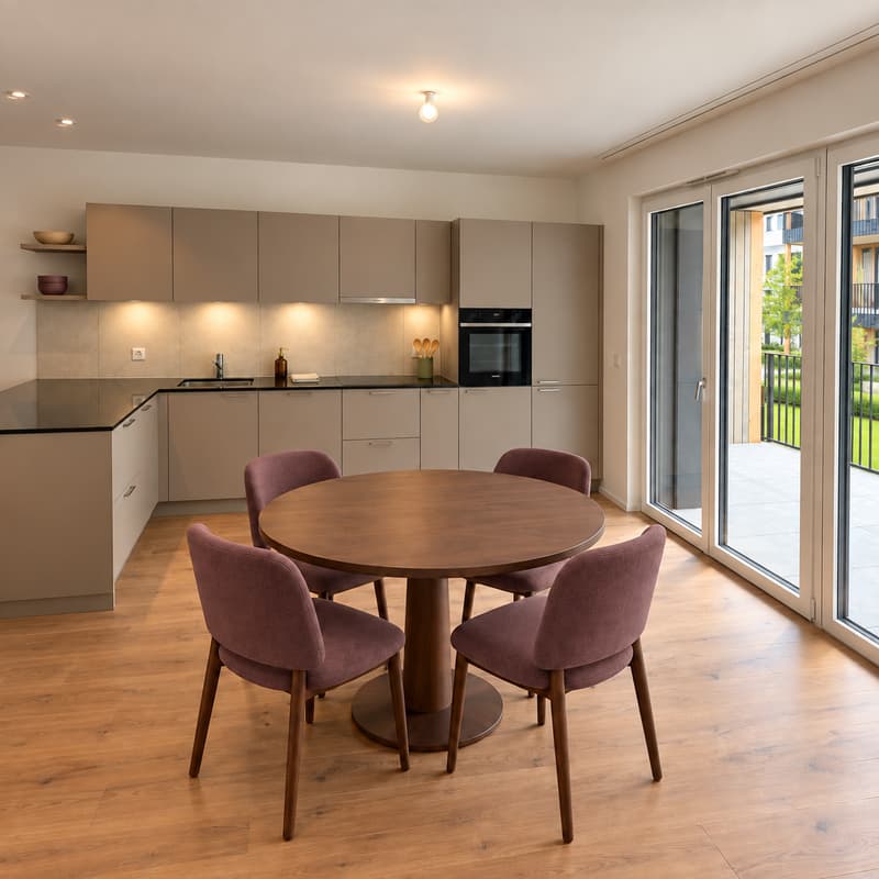 A louer à Duillier - Appartement neuf de 2.5 pièces avec grand balcon couvert (3)