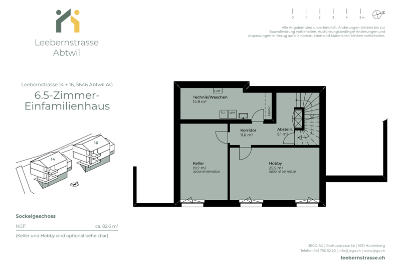 Freistehendes 6½-Zimmer-Einfamilienhaus (Neubau) nur 20 Min. von Zug entfernt (10)