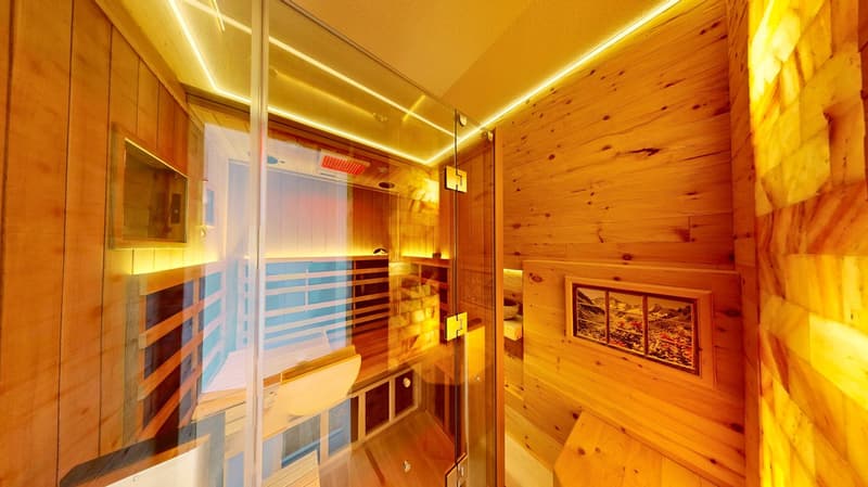 Zwei Wohnungen in einer: 7 Zimmer, Sauna und zwei Balkone gegen Süden (28)
