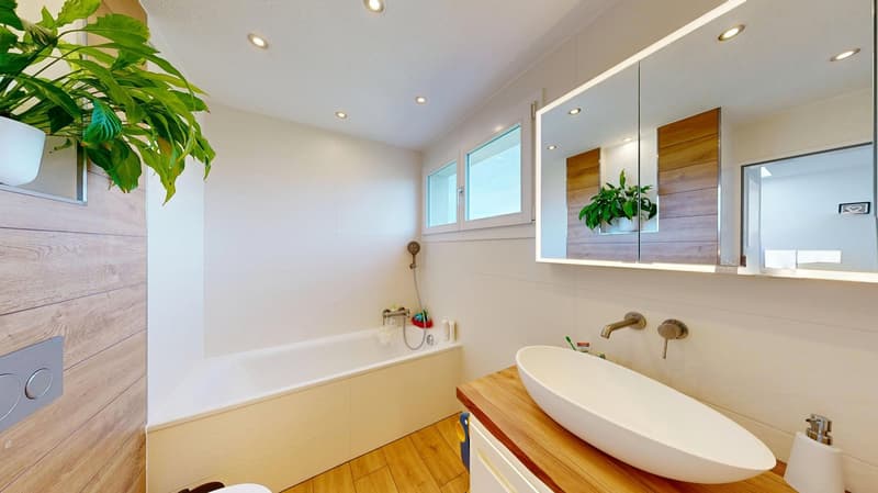 Zwei Wohnungen in einer: 7 Zimmer, Sauna und zwei Balkone gegen Süden (21)