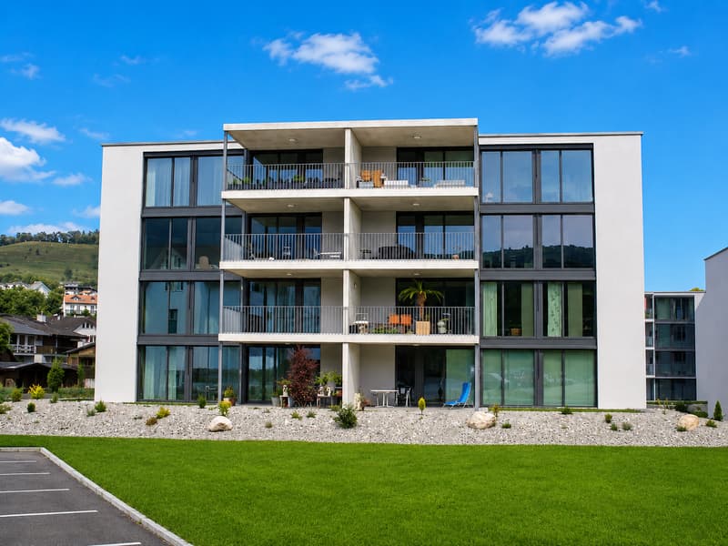 Appartement moderne de 4,5 pièces au rez-de-chaussée avec jardin à Eichberg (4)
