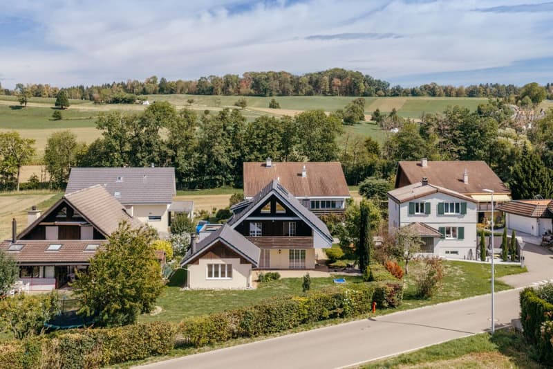 Freistehendes 6½-Zimmer Einfamilienhaus mit Wintergarten und viel Umschwung (1)