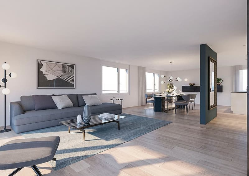 Exklusives Wohnen über den Dächern von Büren a.A. Attikawohnung mit grosser Dachterrasse (4)