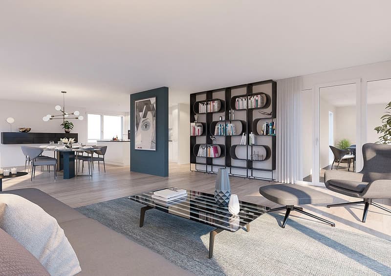 Exklusives Wohnen über den Dächern von Büren a.A. Attikawohnung mit grosser Dachterrasse (2)