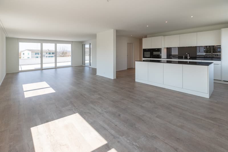 Appartement attique spacieux de 5,5 pièces à Büren an der Aare – moderne, lumineux et calme (3)