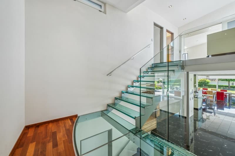 Villa d'architecte avec piscine intérieure & vue sur le lac (5)