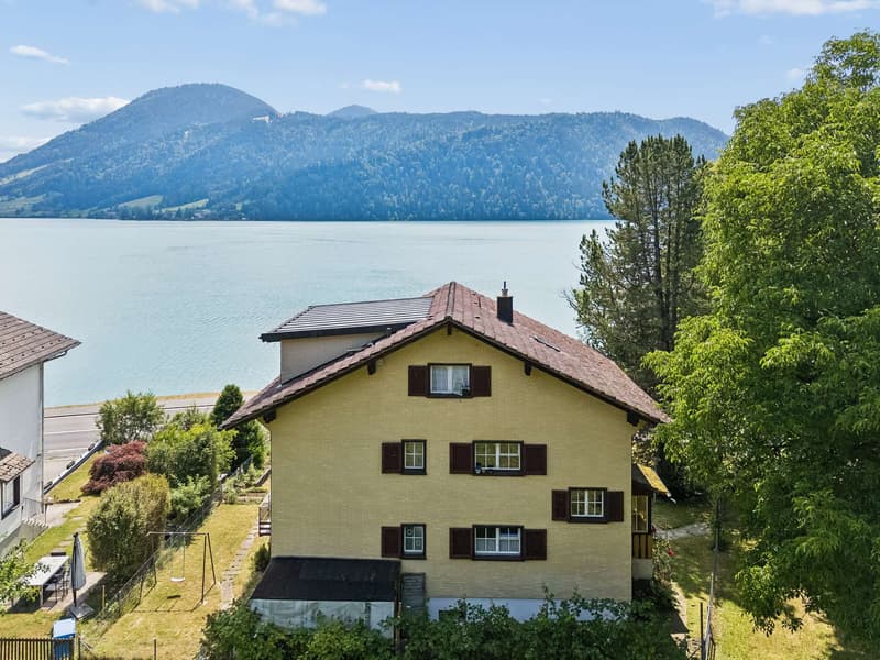 Vollvermietetes Dreifamilienhaus am Ägerisee - Potenzial für Ersatzneubau (1)