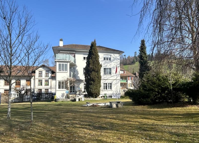 Exciting project with multi-family house and large garden share as building land reserve (1)