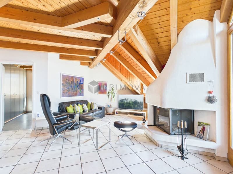 Attractive 4.5-room maisonette attic apartment with gallery and plenty of living space (2)