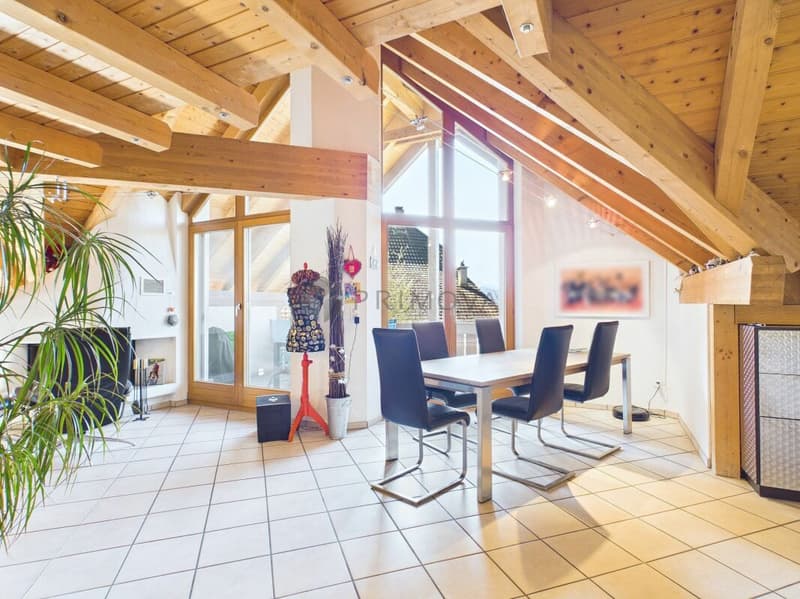 Attractive 4.5-room maisonette attic apartment with gallery and plenty of living space (3)
