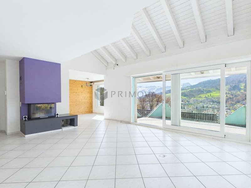 Gioiello di casa su Sonnenberg - la casa a schiera duplex con vista su Pilatus (5)