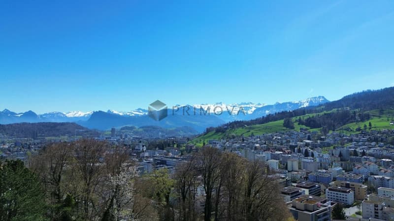 Gioiello di casa su Sonnenberg - la casa a schiera duplex con vista su Pilatus (14)