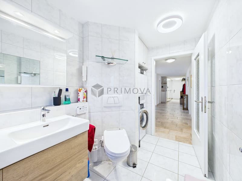 Unique opportunity: Bright apartment with panoramic views of the lake and mountains on the sunny Sihlebene. (10)
