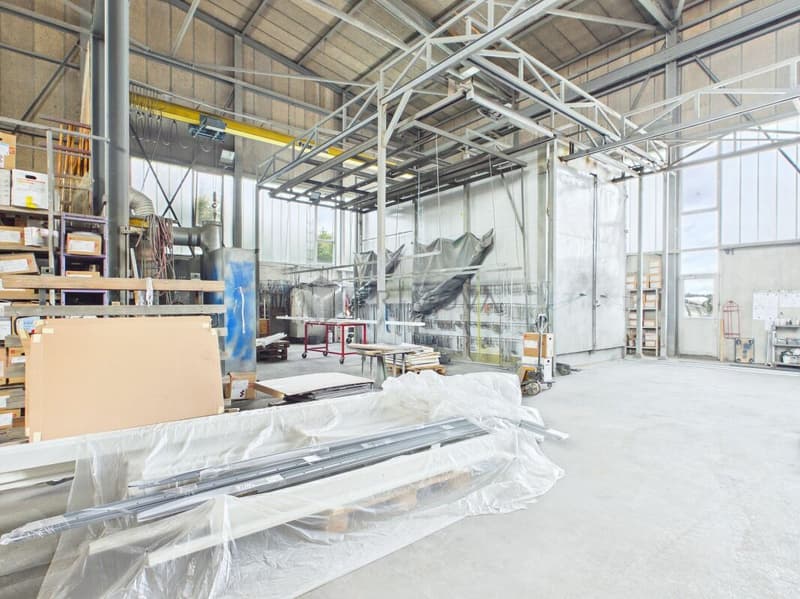 Hall commerciale avec espace extérieur - idéale pour la logistique et le transport (7)