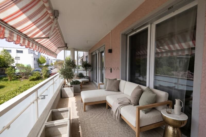 Felicità abitativa luminosa a Lerchenfeld - 3,5 locali stilosi con balcone (10)