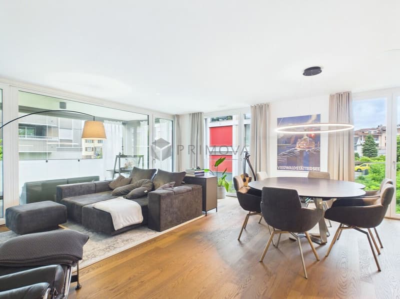 Where design meets heartbeat - Your modern 3.5 room idyll in Ballwil (1)