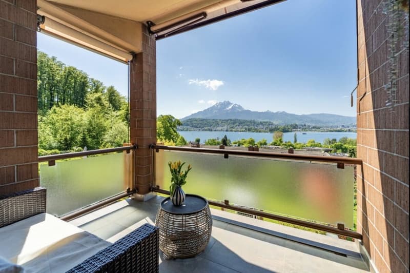 Lakeview spot above Lake Lucerne, elegant row house jewel in Lucerne (7)