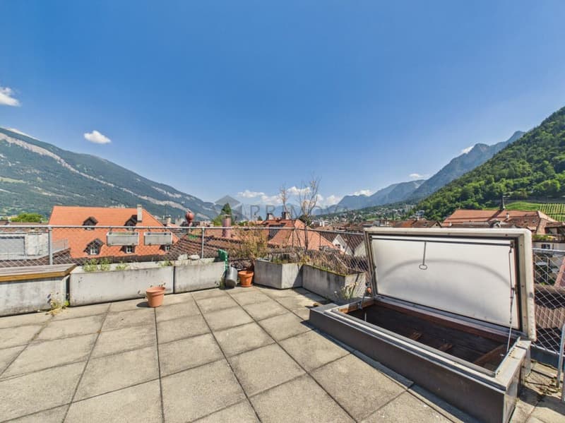 Above the roofs of the old town of Chur (12)
