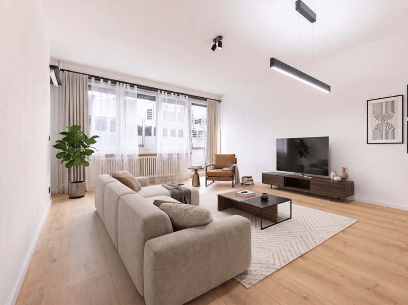 Wohnkomfort trifft Weitsicht in dieser stilvoll sanierten 3.5 Zimmer-Wohnung (1)