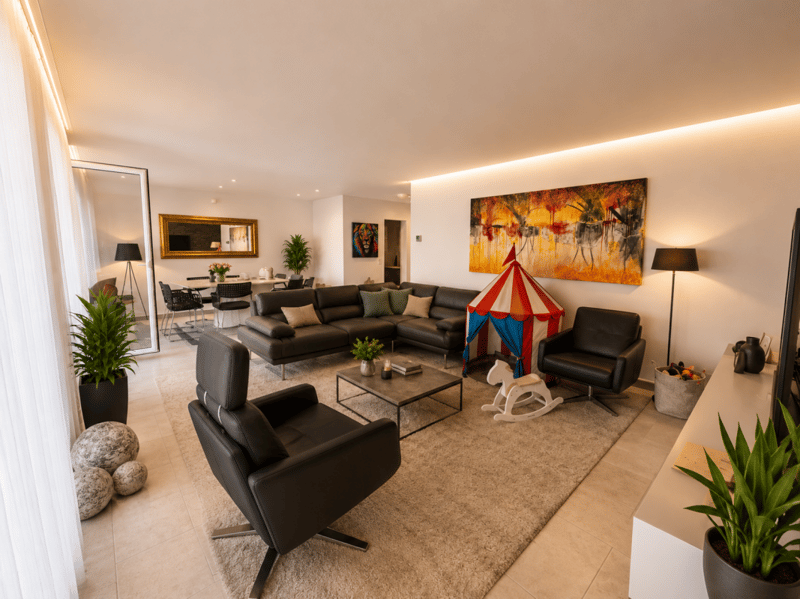 Exklusives Wohnerlebnis: Urbane Maisonette mit privater Wellness-Oase und Aussicht. (1)