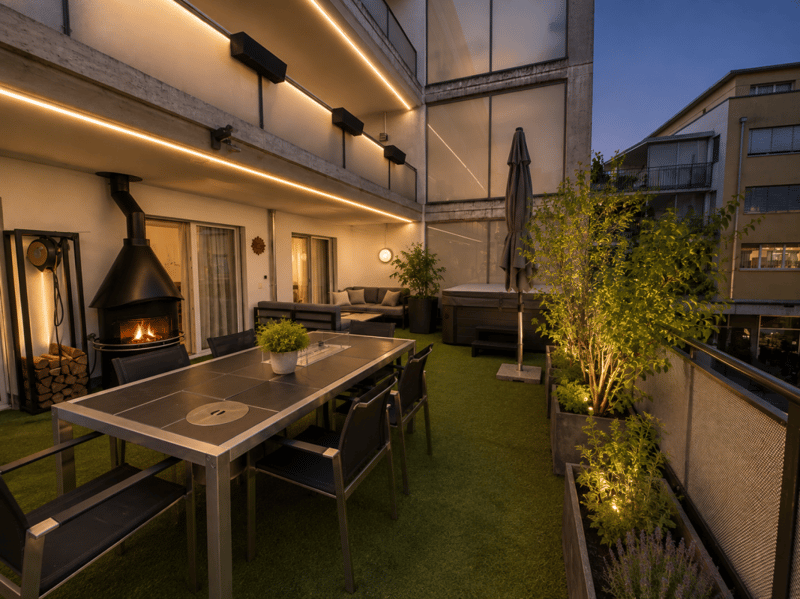 Exklusives Wohnerlebnis: Urbane Maisonette mit privater Wellness-Oase und Aussicht. (1)