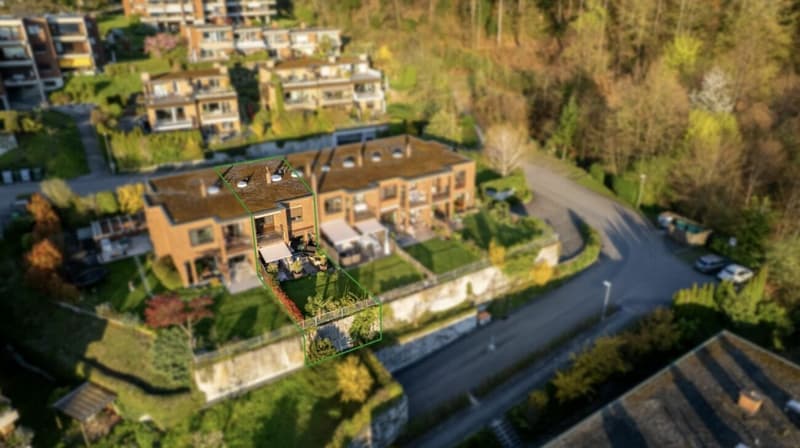 Logenplatz über dem Vierwaldstättersee, elegantes Reihenhaus-Juwel in Luzern (9)
