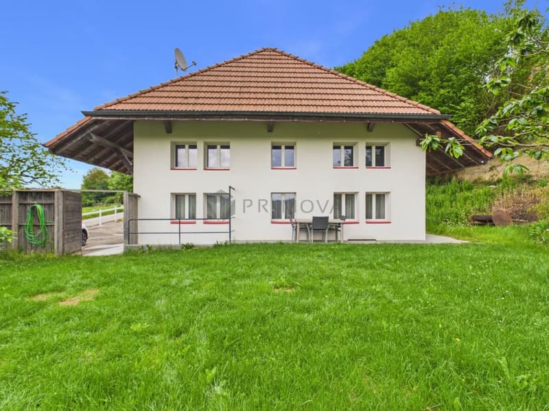Platzwunder in Grasswil mit 4.5 Zimmern und zusätzlich 160 m² vorbereitetem Dachstock (2)