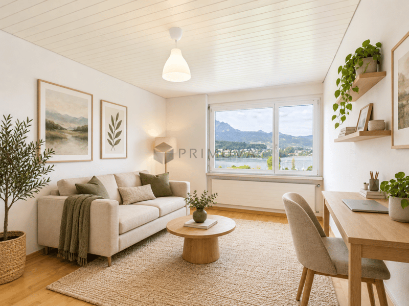 Logenplatz über dem Vierwaldstättersee, elegantes Reihenhaus-Juwel in Luzern (9)