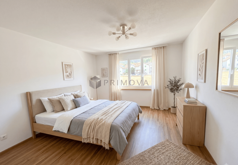 Perfekt geschnitten und naturnah - Attraktive 3.5 Zimmer-Wohnung mit Balkon und Lift (3)