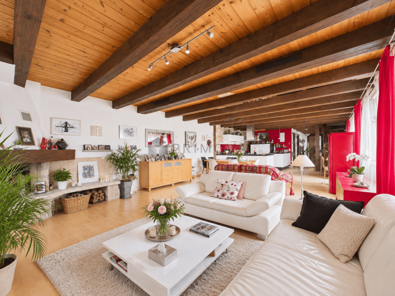 Besonderes Wohngefühl! Maisonette mit Galerie und Cheminée (9)