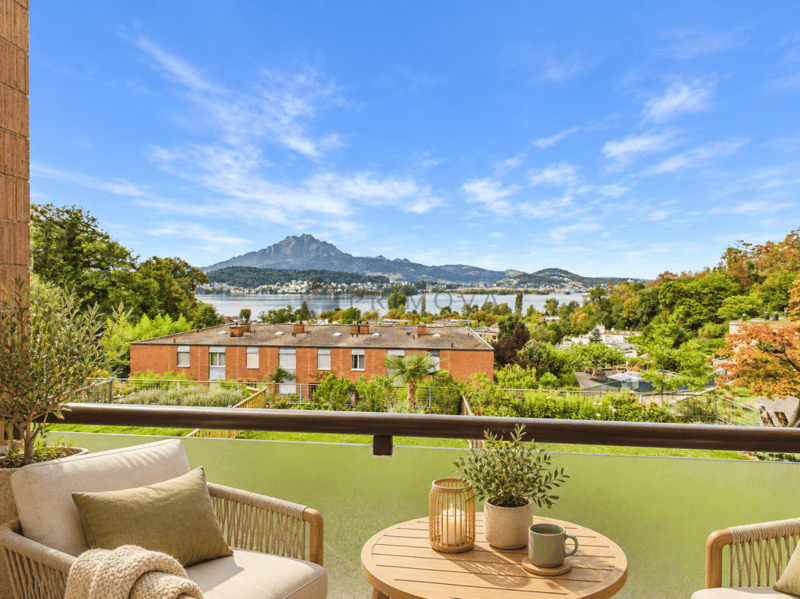 Logenplatz über dem Vierwaldstättersee, elegantes Reihenhaus-Juwel in Luzern (5)