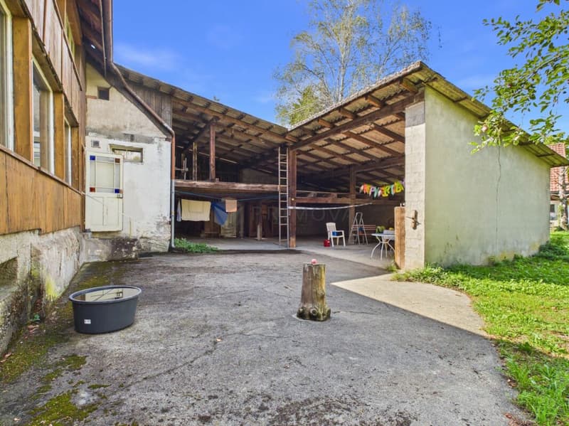 Gepflegtes Bauernhaus mit grosser Baulandreserve in der Kernzone im schönen Seeland (3)