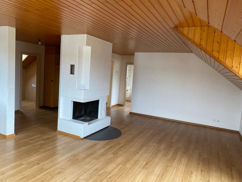gemütliche 3.5-Zimmer-Dachwohnung mit Kamin (1)